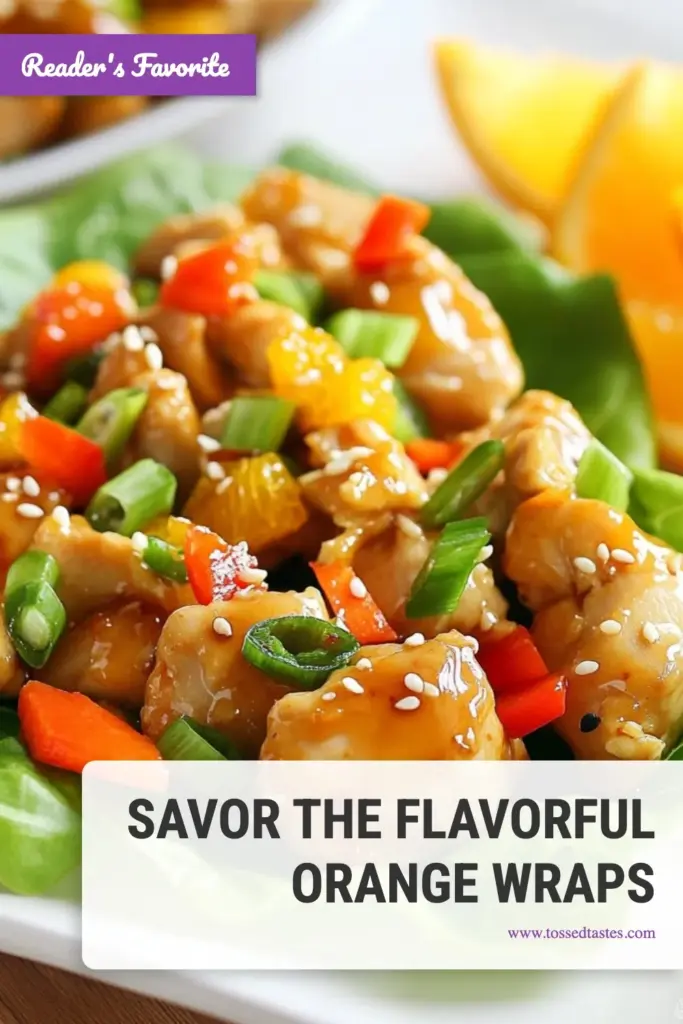 Discover the deliciousness of Orange Chicken Lettuce Wraps, a perfect blend of flavors that make for easy weeknight dinners. These zesty chicken recipes are not only fun to make but also healthy chicken wraps that your family will love. Enjoy the freshness of Asian-inspired lettuce wraps filled with vibrant colors and tastes. Quick to prepare, it’s a dish everyone will want to save! Try it tonight! #OrangeChicken #HealthyRecipes #LettuceWraps #WeeknightDinner