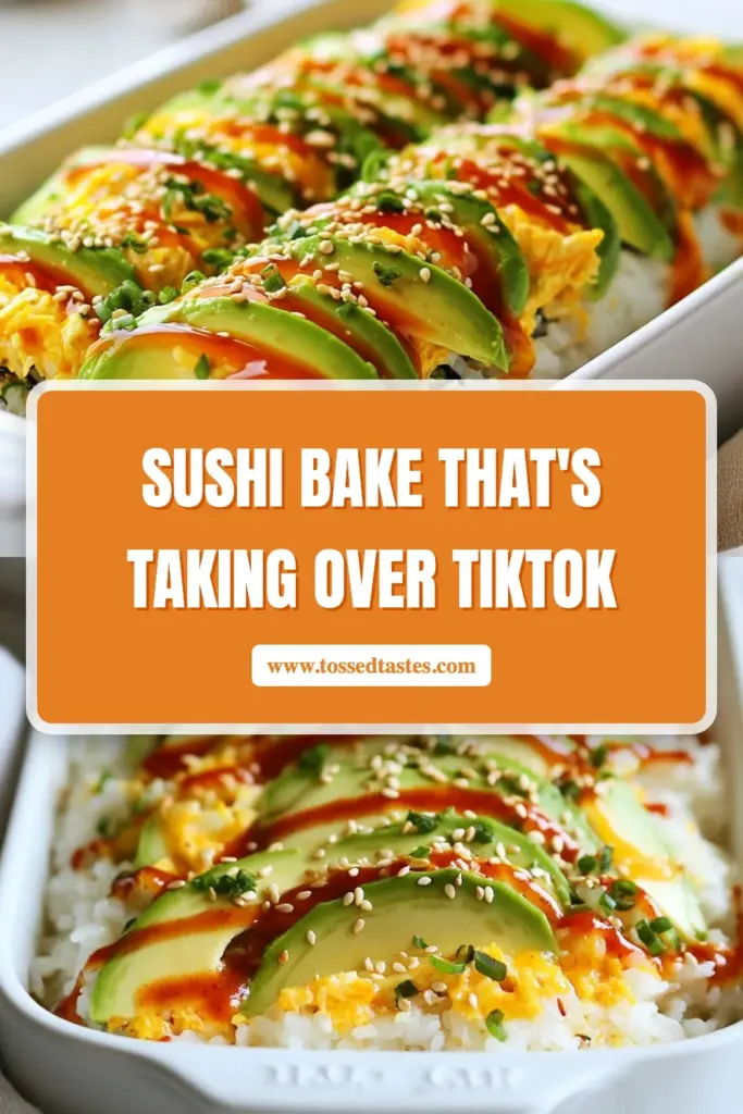Discover the Viral Sushi Bake, a deliciously easy sushi casserole that is taking the internet by storm! This sushi bake recipe features a creamy crab sushi bake filling, layered beautifully with fluffy sushi rice. Perfect for gatherings, this baked sushi recipe is sure to impress. Ideal for both sushi lovers and beginners, it's a fun twist on traditional sushi. Try this easy recipe today and elevate your meal! #SushiBake #CrabSushiBake #EasySushiCasserole #BakedSushiRecipe