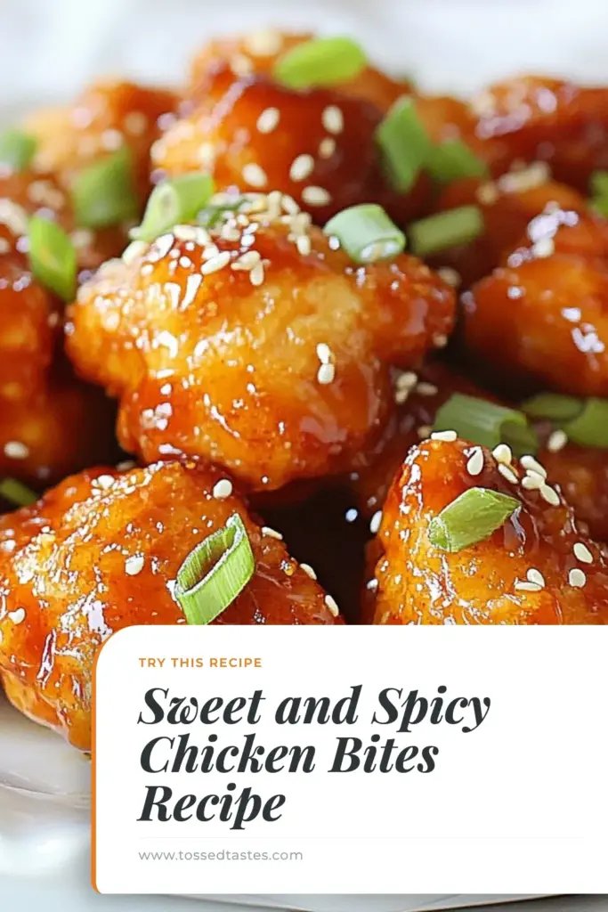 Looking for a delicious and easy chicken appetizer? Try this Honey Sriracha Chicken recipe that features spicy chicken bites coated in a delectable honey sriracha sauce! These baked chicken bites are perfect for a healthy chicken snack or a crowd-pleasing party dish. Whip up a batch in just 30 minutes and enjoy the perfect blend of sweet and spicy. Save this easy recipe now! #HoneySrirachaChicken #SpicyChickenBites #EasyChickenAppetizer #HealthySnacks