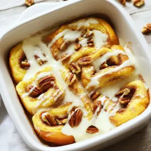 - 2 cans (12.4 oz each) of refrigerated cinnamon rolls - 4 large eggs - 1 cup milk - 1 teaspoon vanilla extract - 1 teaspoon ground cinnamon - 1/4 cup maple syrup - 1/2 cup chopped pecans - 1/2 cup raisins - 1 cup cream cheese frosting First, preheat your oven to 375&deg;F (190&deg;C). This step is key for even baking. Next, grease a 9x13-inch baking dish. Use butter or non-stick spray for best results. Open the cans of cinnamon rolls with care. Cut each roll into quarters. This makes it easier to bake and soak up the egg mix. Place the pieces evenly in the greased baking dish. In a large bowl, whisk together the eggs and milk. Add the vanilla extract, ground cinnamon, and maple syrup. Mix well until it&rsquo;s smooth and creamy. This egg base adds flavor and richness. Pour the egg mixture evenly over the cinnamon roll pieces. Ensure every piece gets coated. If you want, sprinkle the chopped pecans and raisins on top for extra crunch and sweetness. Place the dish in the preheated oven. Bake for about 25-30 minutes. Check if the center is set and the top is golden brown. This tells you it's ready to serve. While the bake cools for a few minutes, prepare the cream cheese frosting. Microwave it for about 15-20 seconds until it&rsquo;s warm and easy to drizzle. Once done, drizzle it over the baked dish for a sweet finish. {{ingredient_image_1}} To ensure even baking, cut the cinnamon rolls into quarters. Spread them out evenly in the greased dish. This helps them cook at the same rate. Keep an eye on the bake to maintain moisture levels. If it looks dry, cover it loosely with foil during the last few minutes. This helps trap steam and keeps it soft. For a beautiful presentation, serve the bake warm. Dust it with powdered sugar for a lovely touch. Add fresh fruit on the side for color and flavor. Pair it with a hot cup of coffee or a glass of cold milk. This combo makes breakfast feel special and keeps you satisfied. Store any leftovers in an airtight container in the fridge. This keeps them fresh for up to three days. To reheat, place a portion on a microwave-safe plate. Warm it for about 30 seconds. Check that it is hot all the way through before serving. You can enhance your Cinnamon Roll French Toast Bake with fun flavors. Adding chocolate chips is a popular choice. They melt and create gooey pockets of chocolate. This makes each bite even sweeter and richer. You can mix in half a cup of chocolate chips when you combine the egg mixture. Switching up spices can also change the taste. Try using nutmeg or allspice along with the cinnamon. These spices add warmth and depth to the dish. Just a pinch of nutmeg or allspice can make a big difference. If you need gluten-free options, look for gluten-free cinnamon rolls. Many brands offer these in stores. You can make the recipe just the same, and it will taste great. For vegan alternatives, swap eggs with a mix of flaxseed meal and water. Use plant-based milk and vegan cinnamon rolls, too. This way, everyone can enjoy this dish, no matter their diet. You can give your bake a holiday theme by adding festive spices. For example, during winter, consider adding some crushed peppermint or nutmeg. These flavors can bring warmth and joy to your holiday brunch. In summer, fresh fruits can lighten the dish. Try adding sliced strawberries or blueberries before baking. They add a burst of flavor and color. Plus, the fruits get soft and juicy, making every bite delicious. Pro Tips Use Day-Old Cinnamon Rolls: For the best texture, use cinnamon rolls that are a day or two old. They will absorb the egg mixture better and create a deliciously custardy bake. Experiment with Toppings: Feel free to customize your bake! Add chocolate chips, dried cranberries, or even fresh berries for a twist on the classic flavor. Let it Rest: After baking, let the casserole rest for about 5-10 minutes before serving. This helps it set and makes it easier to slice. Make Ahead: You can prepare this dish the night before. Just assemble everything in the baking dish, cover it, and refrigerate. Bake it in the morning for a quick breakfast! {{image_2}} Yes, you can prepare this dish a day ahead. Just follow the steps until you pour the egg mixture over the cinnamon rolls. Cover the dish with plastic wrap and keep it in the fridge overnight. In the morning, take it out, let it sit for a few minutes, and then bake. This saves time and makes breakfast easy! Store any leftovers in an airtight container. Keep it in the fridge for up to three days. When you're ready to eat, reheat it in the microwave or oven until warm. This keeps it fresh and tasty! Pair this sweet bake with fresh fruit like strawberries or bananas. A side of crispy bacon or sausage adds a nice salty touch. You can also serve it with whipped cream or extra maple syrup for drizzling! Yes, you can freeze it! After baking, let it cool completely. Then, wrap it tightly in plastic wrap and foil. It can stay in the freezer for up to two months. To thaw, move it to the fridge overnight. Reheat in the oven or microwave when ready to enjoy! This blog post covered a delicious recipe for Cinnamon Roll French Toast Bake. We explored main and optional ingredients, along with easy steps to prepare and bake. I shared tips for even baking, serving ideas, and how to store leftovers. Finally, I offered variations, so you can make it your own. Enjoy making this treat for any occasion! Its warmth and flavor will surely delight everyone at your table.