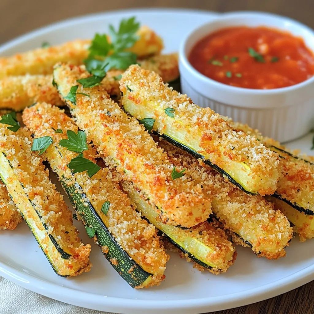 Crispy Parmesan Zucchini Fries Guilt-Free Snack Delight