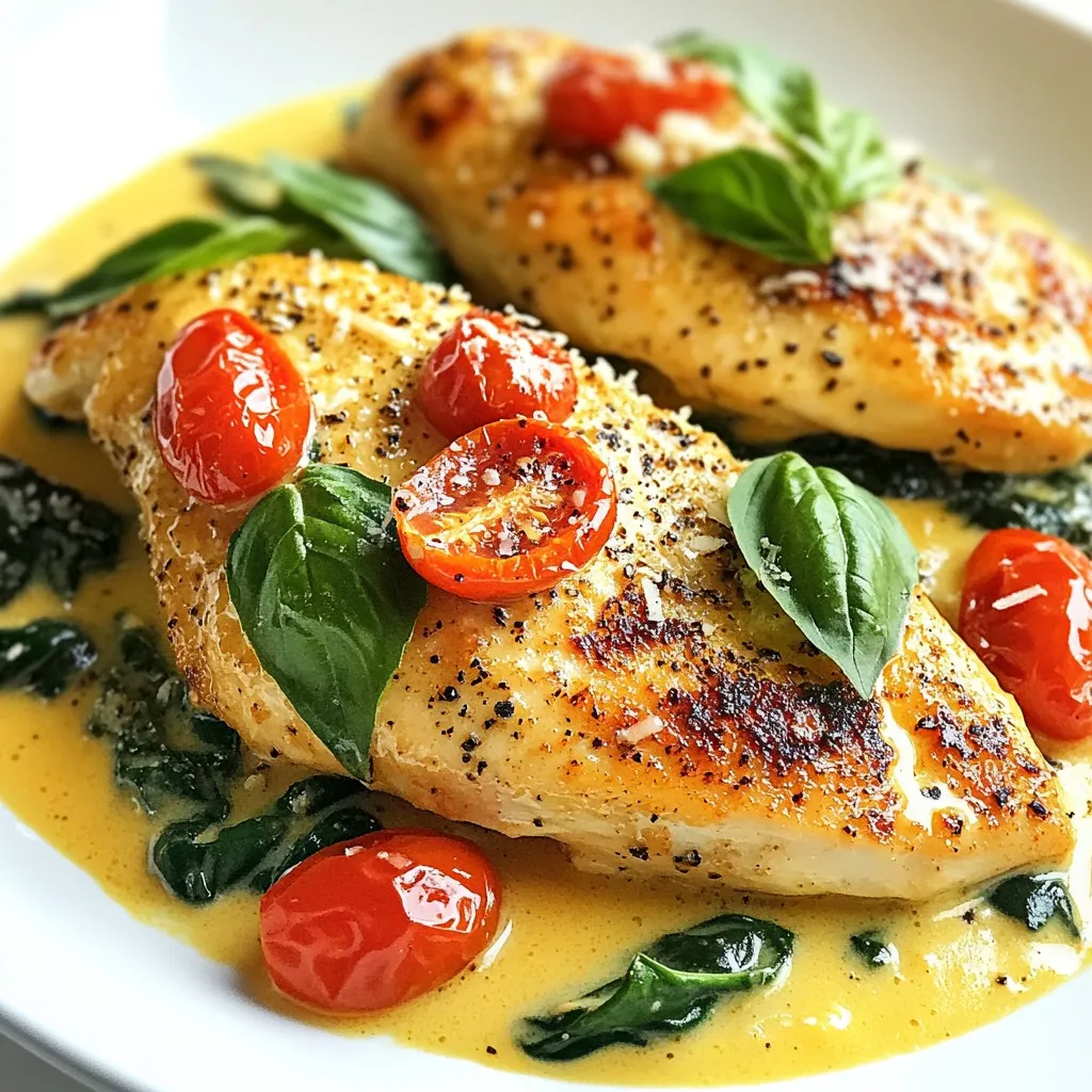 Creamy Tuscan Spinach Chicken Simple and Flavorful Meal