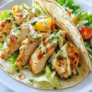 Here&rsquo;s what you need for Smash Chicken Caesar Tacos: - 1 lb boneless, skinless chicken thighs - 2 tablespoons olive oil - 1 teaspoon garlic powder - 1 teaspoon onion powder - Salt and pepper to taste - 4 small flour tortillas - 1 cup romaine lettuce, chopped - 1/2 cup Caesar dressing - 1/3 cup grated Parmesan cheese - Fresh parsley, chopped for garnish - 1/4 cup sliced cherry tomatoes (optional) Gather these ingredients for a fun meal. The chicken thighs give great flavor. Olive oil helps the spices stick. Garlic and onion powders add tasty depth. Use salt and pepper to season to your liking. Flour tortillas hold everything together. Romaine lettuce adds crunch. Caesar dressing brings creaminess. Parmesan cheese melts in your mouth and adds a salty bite. Fresh parsley brightens the dish. Optional cherry tomatoes add color and sweetness. These ingredients work in harmony. They make each taco flavorful and fun. Get ready to enjoy a delicious meal. {{ingredient_image_1}} First, we need to marinate the chicken. In a bowl, mix olive oil, garlic powder, onion powder, salt, and pepper. This blend adds great flavor. Next, add 1 pound of boneless, skinless chicken thighs. Make sure each piece is coated well with the marinade. Let the chicken sit for at least 15 minutes. This time helps the flavors soak in. Now, we&rsquo;ll cook the chicken. Heat a large skillet over medium-high heat. Place the marinated chicken in the skillet. Cook for about 6-7 minutes on each side. The chicken should turn golden brown and be fully cooked. To check, cut a piece to see if it&rsquo;s done. Once cooked, remove the chicken and let it rest for a few minutes. This resting time keeps it juicy. Time to smash the chicken! Use a fork or a potato masher. Smash the chicken into bite-sized pieces. This makes it perfect for tacos. While you do this, warm your tortillas in another skillet for about 30 seconds on each side. They should be soft and easy to fold. Now, let&rsquo;s assemble the tacos. Spread a good amount of Caesar dressing on each tortilla. Add a scoop of smashed chicken on top. Then, add a handful of chopped romaine lettuce. Finish with grated Parmesan cheese. If you like, toss in some sliced cherry tomatoes for extra color. Enjoy your tasty Smash Chicken Caesar Tacos! To cook tender chicken, I recommend using boneless, skinless chicken thighs. They stay juicy and are hard to overcook. Start by marinating them for at least 15 minutes in olive oil, garlic powder, onion powder, salt, and pepper. This helps the flavors soak in. For cooking, a heavy skillet works best. Cast iron or a nonstick skillet will give you great results. Heat your skillet to medium-high heat before adding the chicken. Cook them for about 6 to 7 minutes on each side. This will give you golden brown, well-cooked chicken. Warming tortillas is key for a good wrap. I like to use a dry skillet over medium heat. Warm each tortilla for about 30 seconds on each side. This makes them soft and easy to fold. To prevent breakage, do not overheat them. If they get too dry, they will crack. Keep them warm by wrapping them in a clean kitchen towel right after warming. Balancing flavors is important with Caesar dressing. I suggest starting with 1/4 cup for each taco. Spread it evenly on the tortilla. You can always add more if needed, but too much dressing can make the taco soggy. The right amount enhances the flavor without overpowering it. Taste as you go to find what works best for you. Pro Tips Marination Time: Allow the chicken to marinate for at least 30 minutes for enhanced flavor, or overnight if you have the time. Perfectly Smash: Use a potato masher for a more even smash, making it easier to create bite-sized pieces without shredding the chicken. Tortilla Freshness: For extra flavor, consider toasting the tortillas on an open flame for a few seconds to get a charred, smoky taste. Dress It Right: Drizzle the Caesar dressing just before serving to prevent the tortillas from getting soggy. {{image_2}} You can change the protein in Smash Chicken Caesar Tacos. Use chicken breasts if you want a leaner option. Tofu is also a great choice for a meat-free meal. It adds a nice texture and absorbs flavors well. For those needing gluten-free options, swap the flour tortillas for corn tortillas. They hold up well and offer a slightly different taste that pairs nicely with the chicken. Mix it up with cheese! If you're not a fan of Parmesan, try feta or mozzarella. Both give a creamy texture and a unique flavor twist. You can also add more veggies. Sliced bell peppers, diced cucumbers, or shredded carrots add color and crunch. Cherry tomatoes give a nice burst of freshness. Want some heat? Add sliced jalape&ntilde;os for a spicy kick. They pair well with the creamy Caesar dressing. You can also play around with the dressing. Try spicy Caesar dressing for an extra zing. Or use a lemon-based dressing if you like a fresh twist. Each change can make your tacos exciting and new! To keep your Smash Chicken Caesar Tacos fresh, store them in an airtight container. Lay a paper towel inside to absorb any moisture. This helps keep the tortillas from getting soggy. You can store them in the fridge for up to three days. When you are ready to eat leftovers, reheat the tacos on a skillet. Heat them on medium-low to avoid burning. This method helps keep the tortillas soft and the chicken juicy. Aim for a temperature of about 165&deg;F to ensure safety and flavor. If you want to freeze the tacos, separate the ingredients first. Wrap the chicken, tortillas, and toppings in separate bags. This way, you can thaw only what you need. To defrost, place them in the fridge overnight. Reheat the chicken on the skillet and warm the tortillas before serving. You can prepare the chicken and toppings in advance. Marinate the chicken thighs and store them in the fridge for up to 24 hours. This helps the flavors blend well. Cook the chicken and smash it as you normally would. You can keep the smashed chicken in an airtight container for up to three days. Warm the tortillas right before serving for the best taste. Yes, you can swap the chicken for other proteins. Boneless, skinless chicken breasts work well. You might also try turkey, pork, or beef. For a vegetarian option, use tofu or tempeh. Just season them the same way as the chicken and cook until done. Each protein will bring its own flavor, but the Caesar dressing will tie it all together. These tacos pair well with many side dishes. Consider a fresh salad with a light vinaigrette. You can also serve tortilla chips with salsa or guacamole. For something warm, try roasted vegetables or corn on the cob. Adding a side of black beans gives extra protein and fiber. Choose what you love to make your meal complete! In this article, we explored a simple recipe for Smash Chicken Caesar Tacos. You learned about the key ingredients and step-by-step instructions. We also shared tips for perfect chicken and wrapping tortillas. Variations like ingredient substitutions and spicy adjustments make this meal fun to customize. For storage, we noted how to keep leftovers fresh and how to reheat them well. Keep these ideas in mind, and enjoy making this tasty dish that you can share with family and friends!